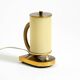 Rare and beautiful 1940s brass table lamp with opal glass shade