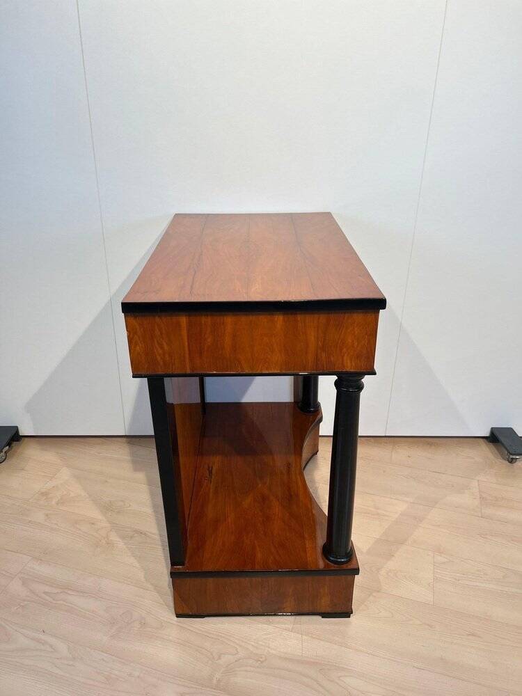 Biedermeier Console Table in Cherry Veneer, 1820