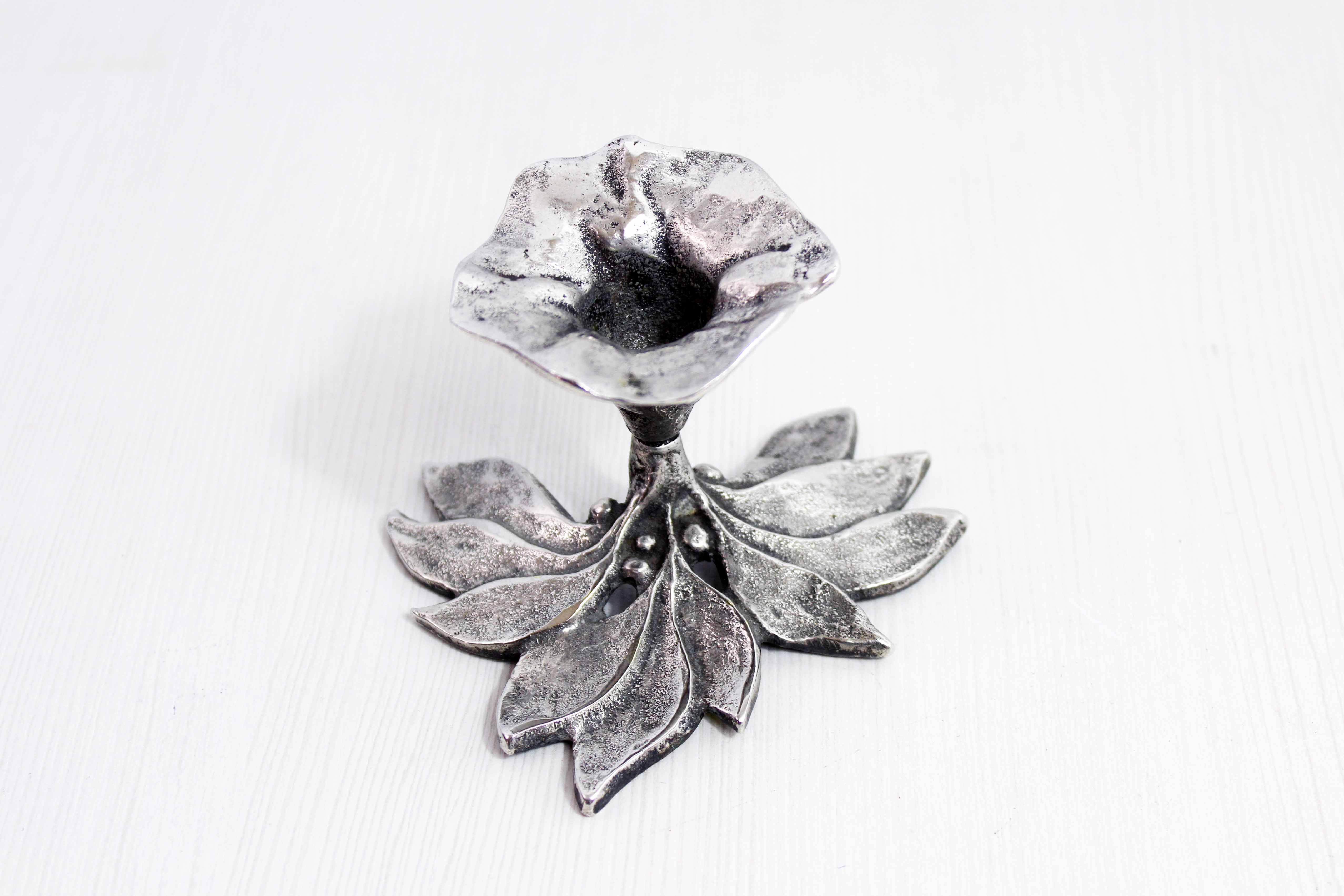 Candle holder "flower" art nouveau