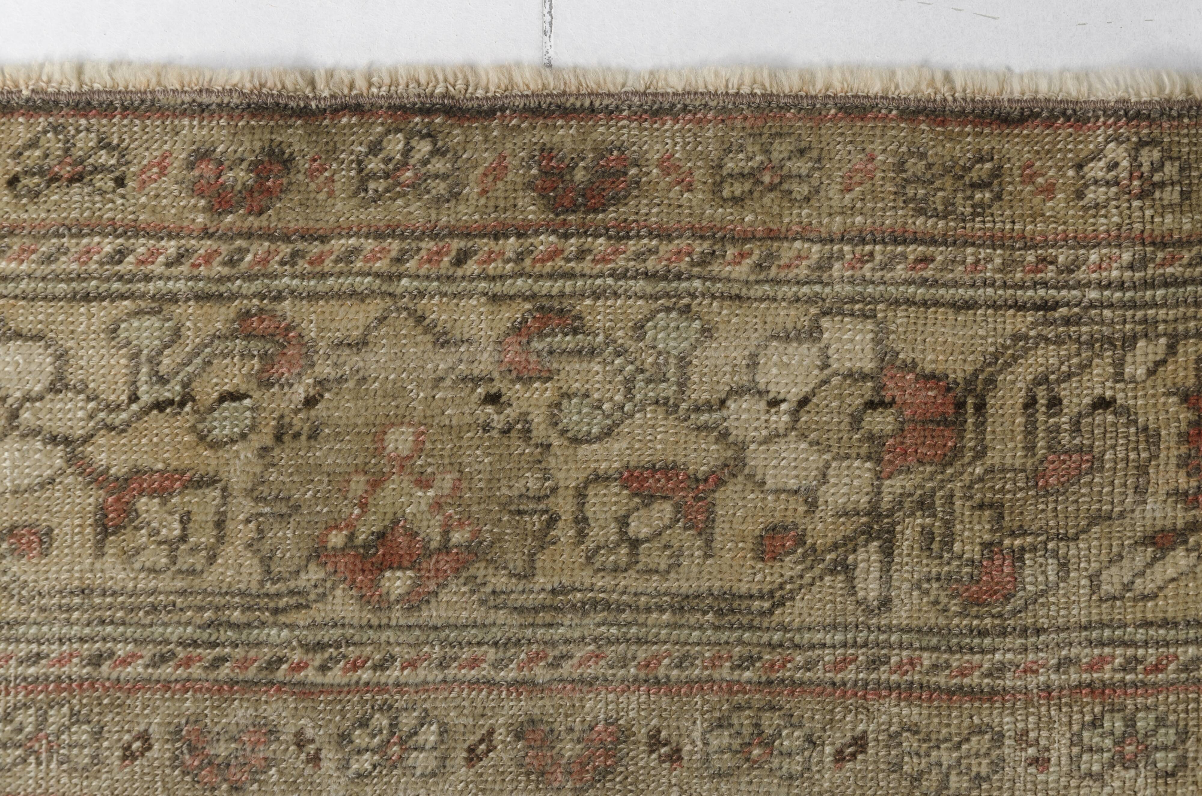 Oushak Turkish Floral Rug-823