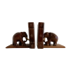 Pair of greenhouses books elephants in teak, 1970