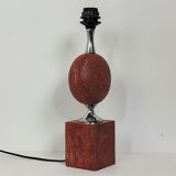 Travertine lamp foot Barbier 70'