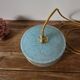 Clichy Glass Blue Portable Pendant Light