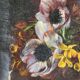 "Still Life with Flowers" Oil on canvas hand painted French School 19th century