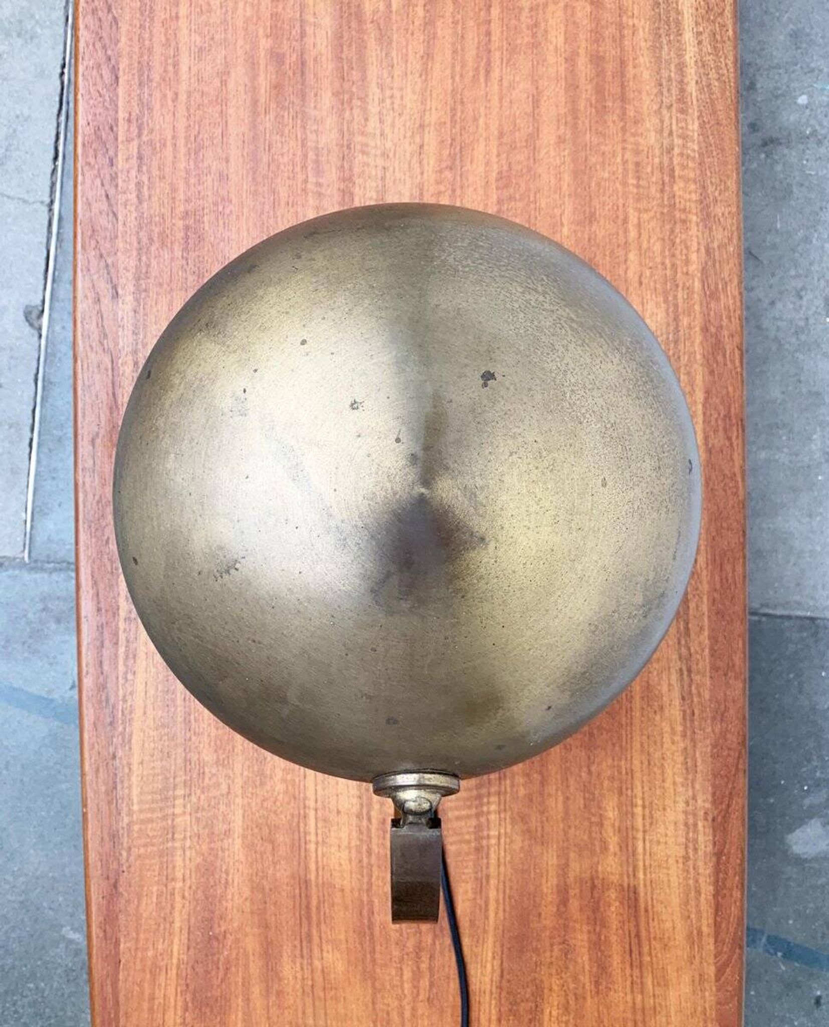 Mid-Century German Brass Table Lamp by Gecos Cosack