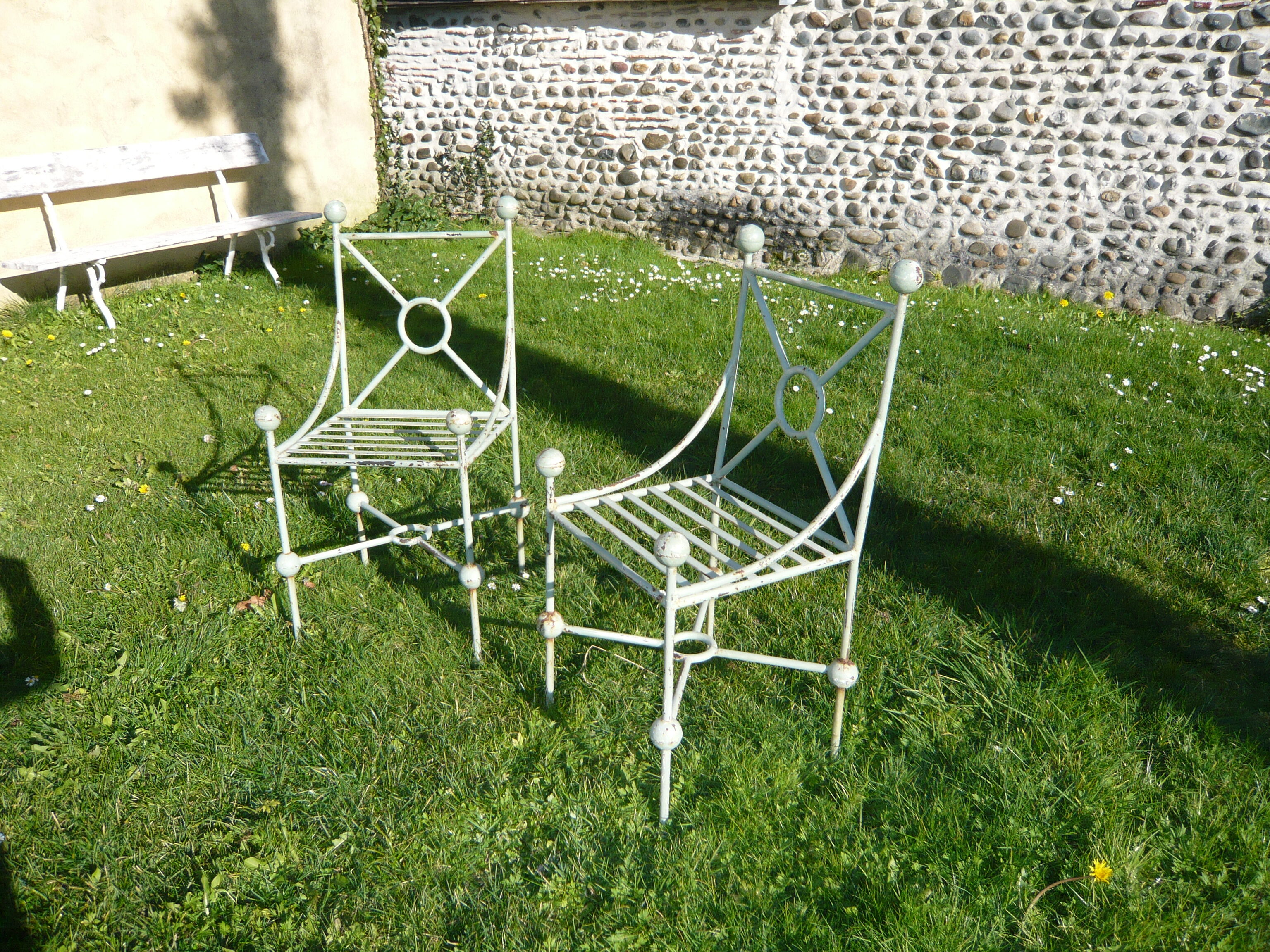 Vintage garden chairs