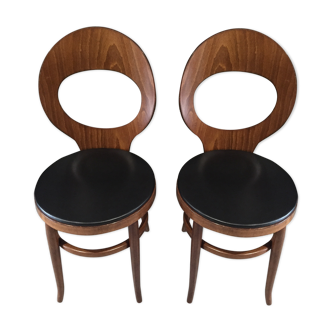Duo of chairs Baumann "Seagull"
