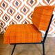 Vintage orange armchair