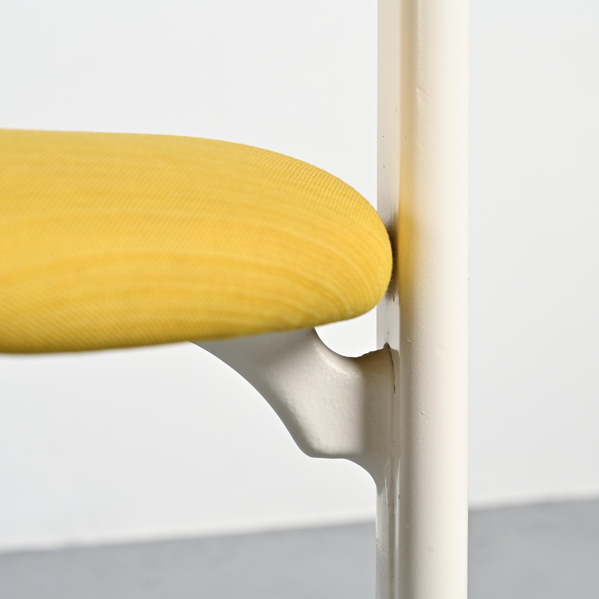 Set of two chairs and a stool by Bruno Rey, Dietiker, circa 1975.