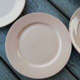 Digoin pink dessert plates