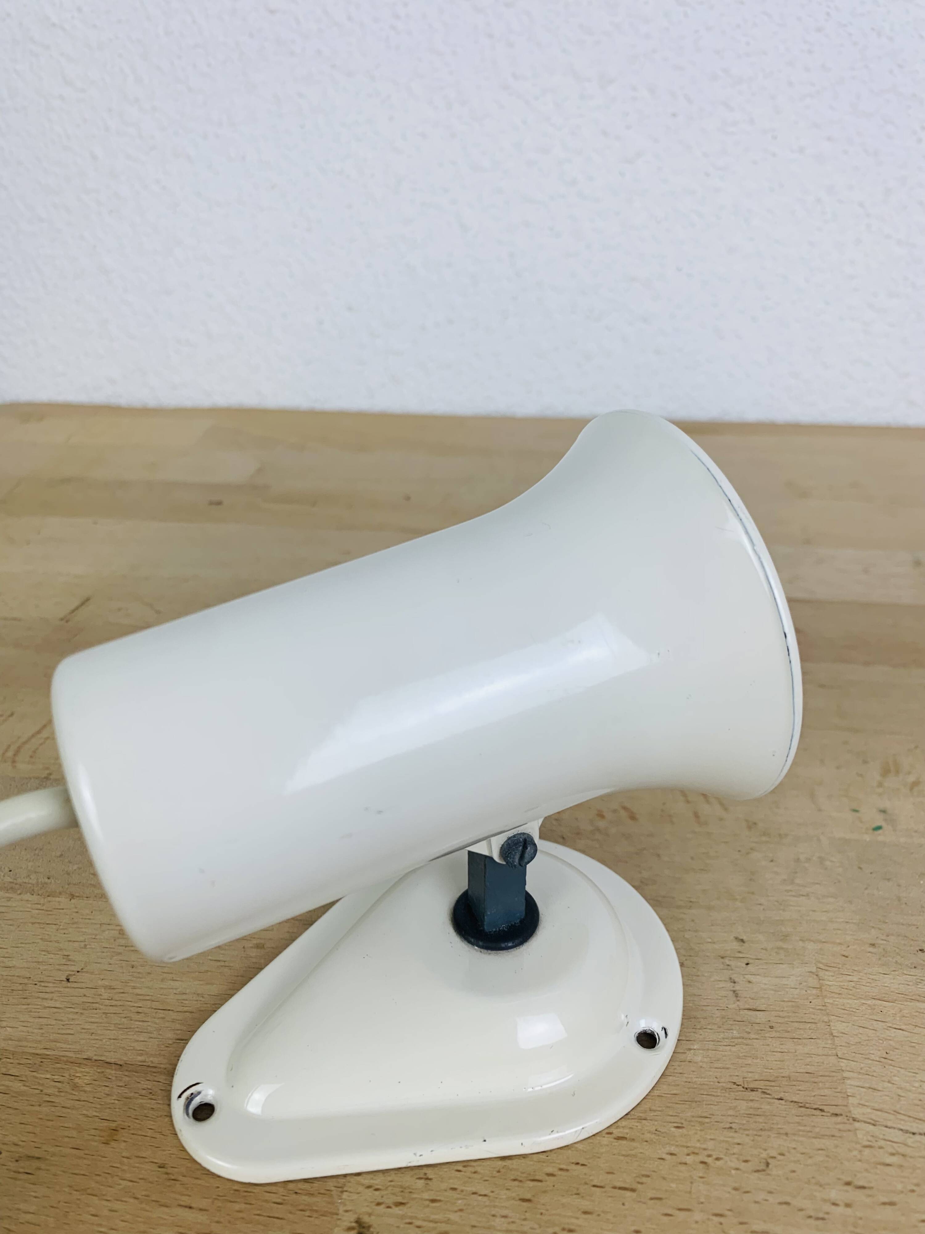 Lita vintage white metal spotlight wall light