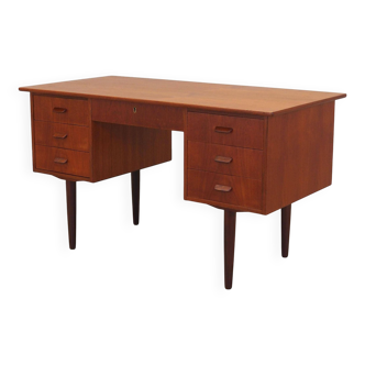 Teak desk, Danish design, 1970s, production: Denmark