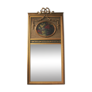 miroir trumeau avec décor - louis