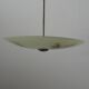 Art Deco ceiling light in green glass, 1940s, Germany