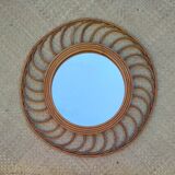 Rattan mirror, 1960