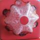 Suspension globe flower Murano Mazzega Carlo Nason vintage Ø41