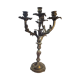 Candélabre en bronze doré