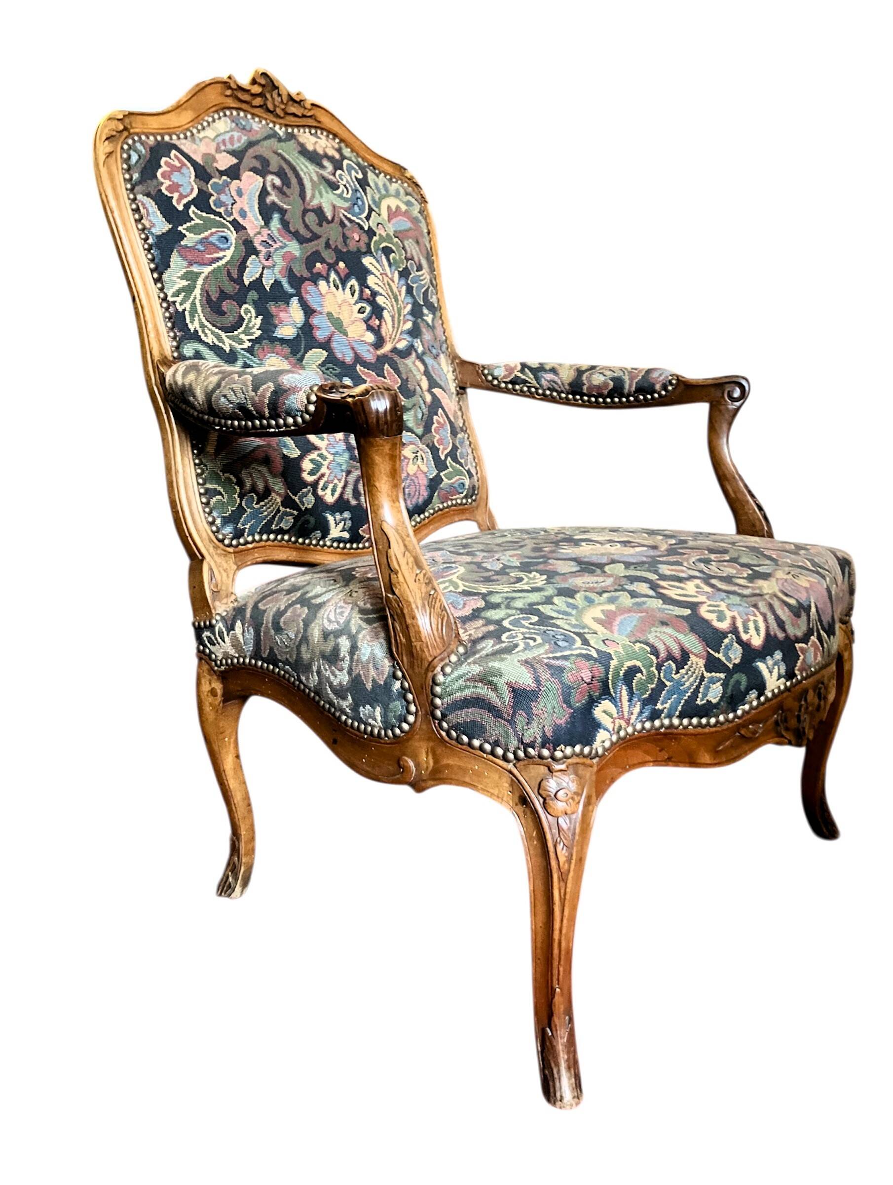 Queen's armchair from the Louis XV period