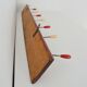 Large vintage 1950s wall-mounted coat rack