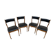 4 chaises danoises en teck