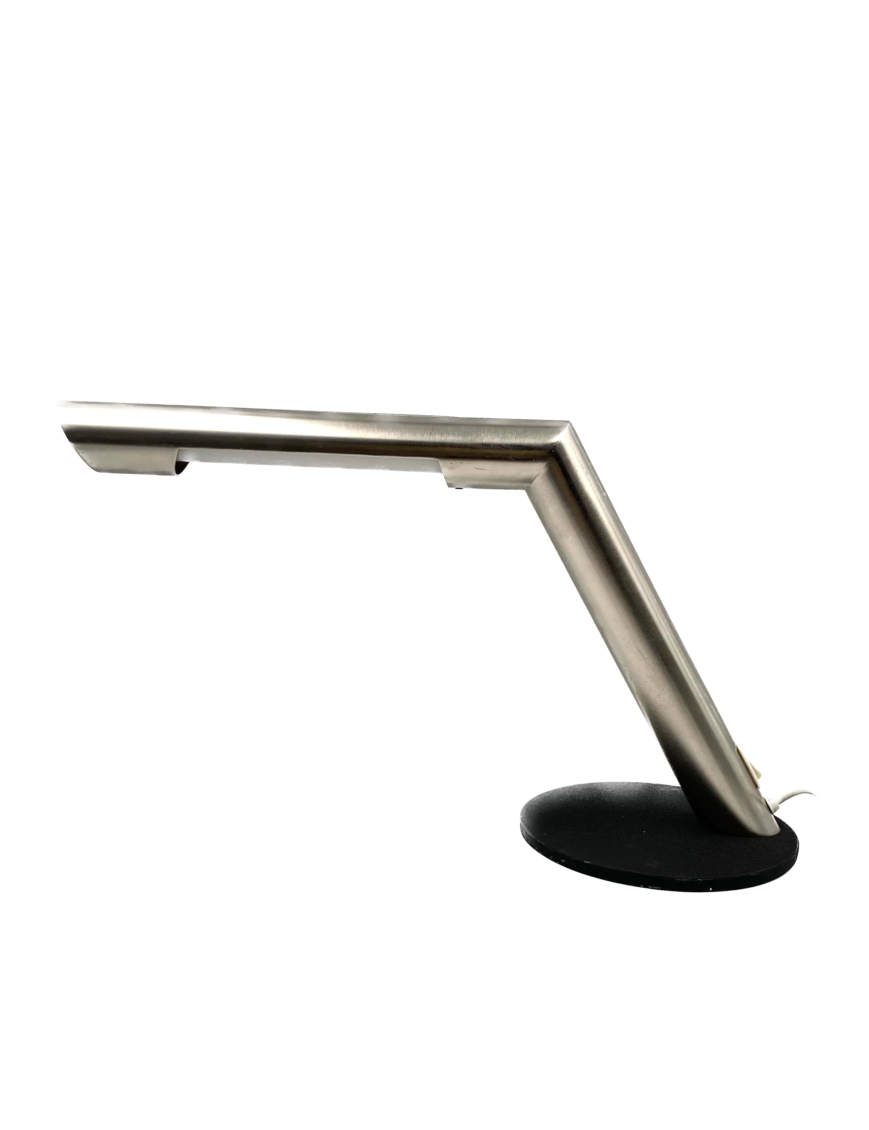 Nanda Vigo, space age desk lamp, Arredoluce, Milano Italy, 1970s