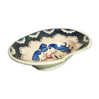 Longwy ceramic old barber bowl