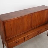 Buffet haut en palissandre, design danois, années 1960, designer : Severin Hansen