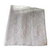 Drap en lin monograme