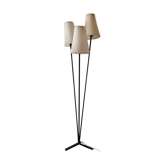 Wrought iron tripod lamp