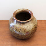 Berry pyrite stoneware vase 70s