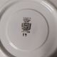 Lot de 6 sous tasse Sarreguemines digoin liseré doré fleurs rose