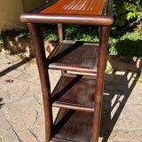 Shelf on rattan legs