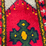 Pair of vintage rugs in Berber style wool