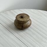 Pyrite stoneware sugar bowl.