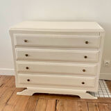 Vintage commode with moustache legs