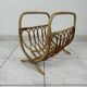 Porte-revues vintage en bambou