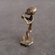 Ancient Akan weight for weighing gold in brass, in excellent condition.