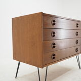 1960s Upcycled Teak Chest of Drawers, Denmark
