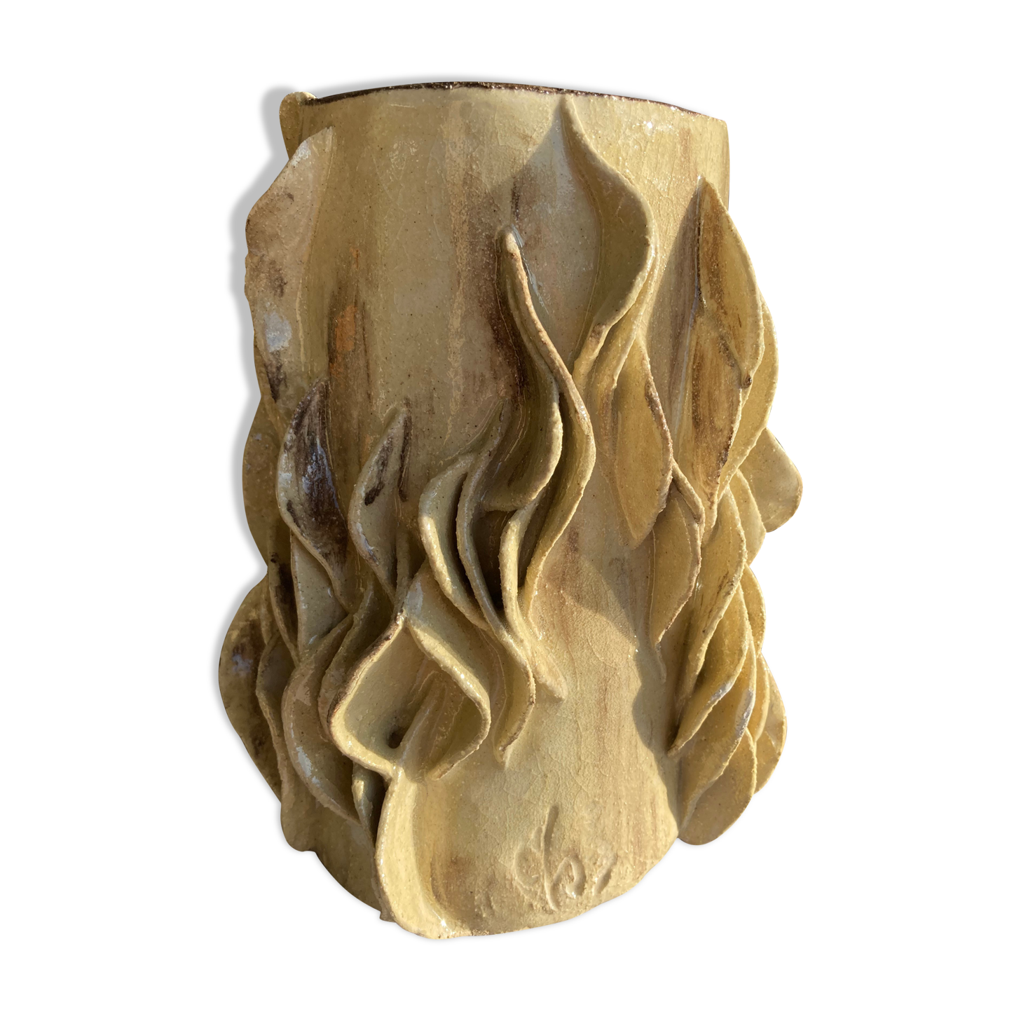 Vase en terre cuite émaillé
