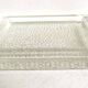 Nevada catch-all tray 1950s moulded glass Saint Gobain 20 x 20 cm
