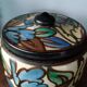 Ceramic vase with stopper + Montoise Bergen, Belgium, Art Deco 1920 1