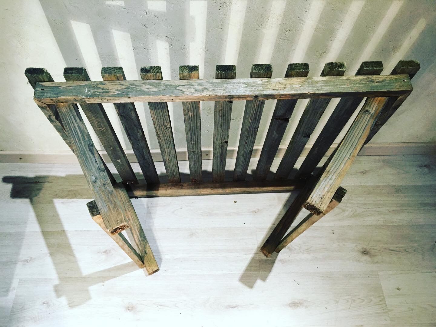Table of 50s/60s folding garden decoration