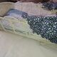 White rattan baby bed bassinet France 70's