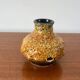 Fat Lava yellow ceramic vase from the 70s