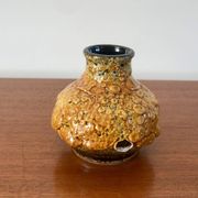 Fat Lava yellow ceramic vase from the 70s