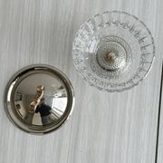 glass and aluminium stand-up cup