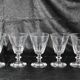 Baccarat / St Louis Caton crystal glasses early 20th France