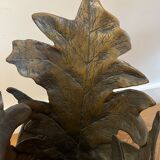 Elegant bronze umbrella door by the famous Italian designer Gabriella Crespi