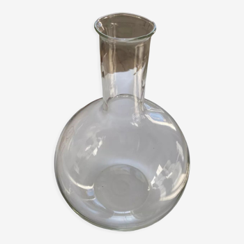 Flat-bottomed balloon 4 liters glass