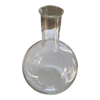 Flat-bottomed balloon 4 liters glass